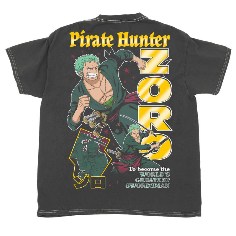 Chargez l'image dans la visionneuse de la galerie, Ripple Junction Pirate Hunter ZORO Straw Hat Crew Manga-Zine Zoro T-Shirt
