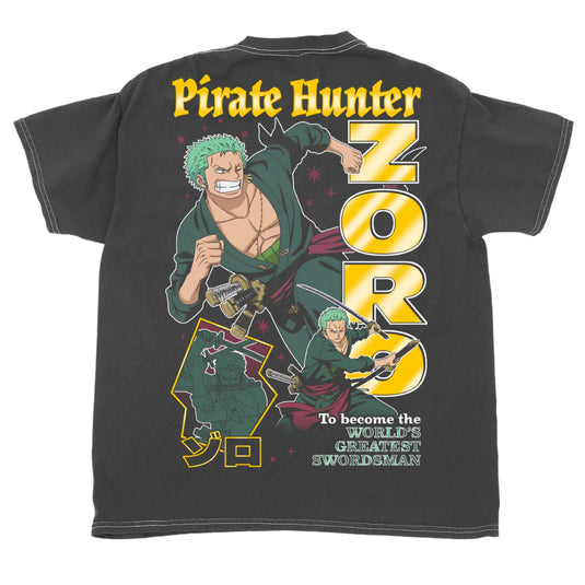 Ripple Junction Pirate Hunter ZORO Straw Hat Crew Manga-Zine Zoro T-Shirt