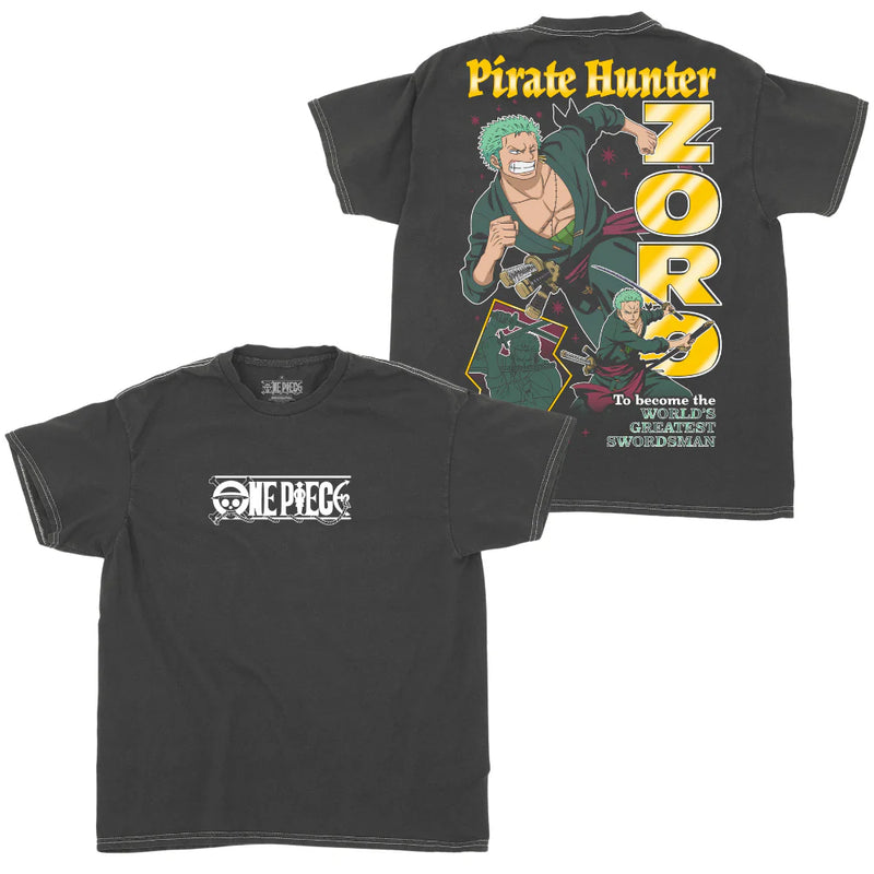 Chargez l'image dans la visionneuse de la galerie, Ripple Junction Pirate Hunter ZORO Straw Hat Crew Manga-Zine Zoro T-Shirt
