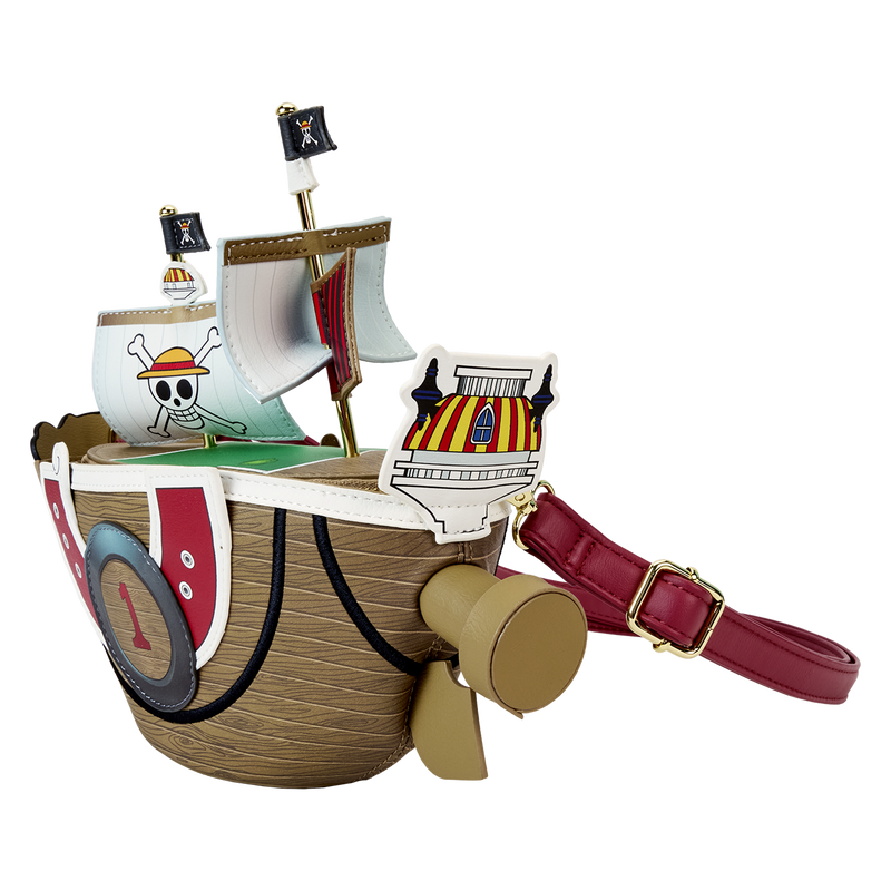 Load image into Gallery viewer, Loungefly One Piece - Thousand Sunny Ship Figural Crossbody Bag
