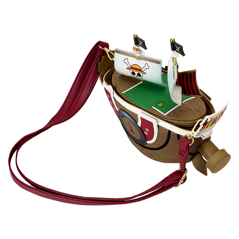 Load image into Gallery viewer, Loungefly One Piece - Thousand Sunny Ship Figural Crossbody Bag
