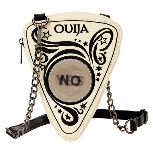 Loungefly Hasbro: Ouija Planchette Lenticular Glow Figural Crossbody Bag