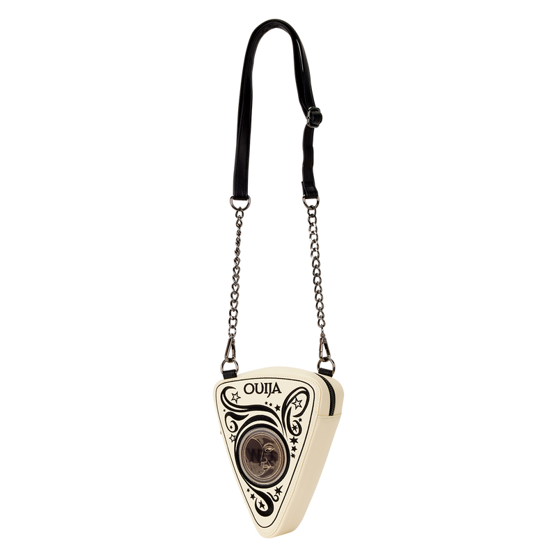 Chargez l&#39;image dans la visionneuse de la galerie, Loungefly Hasbro: Ouija Planchette Lenticular Glow Figural Crossbody Bag
