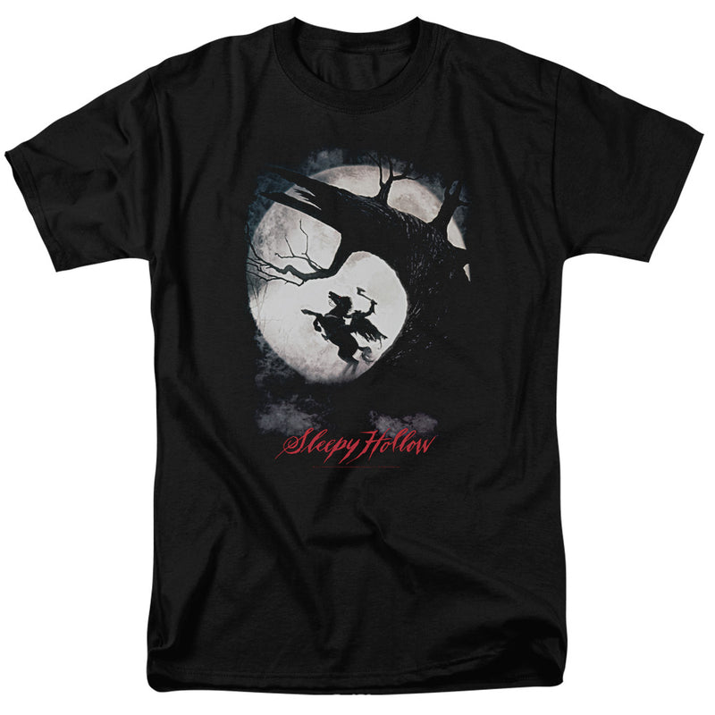 Cargue la imagen en el visor de la galería, Sleepy Hollow - Poster Black T-Shirt
