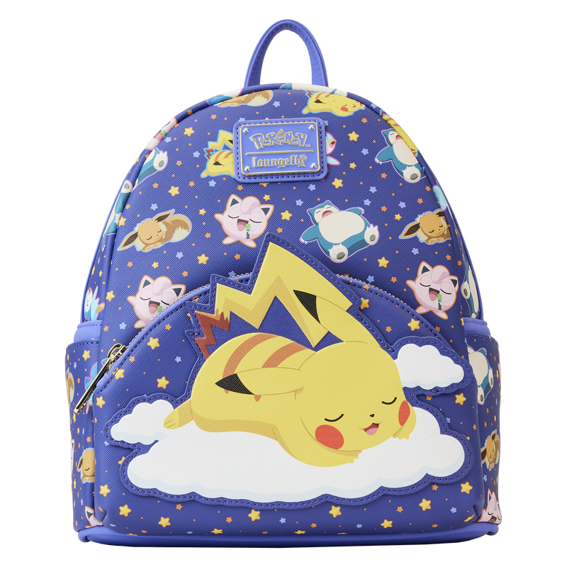 Chargez l&#39;image dans la visionneuse de la galerie, Pokémon - Mini sac à dos Pikachu endormi et ses amis
