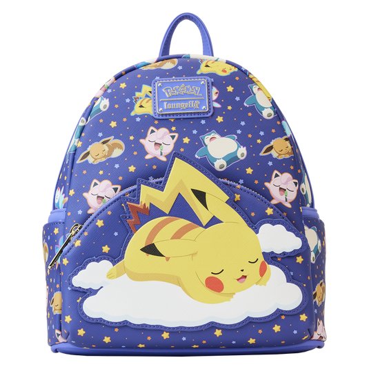 Pokémon - Mini sac à dos Pikachu endormi et ses amis