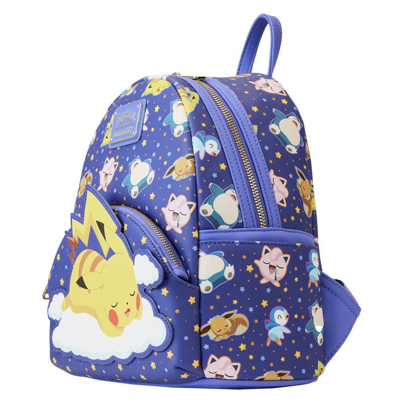 Chargez l&#39;image dans la visionneuse de la galerie, Pokémon - Mini sac à dos Pikachu endormi et ses amis
