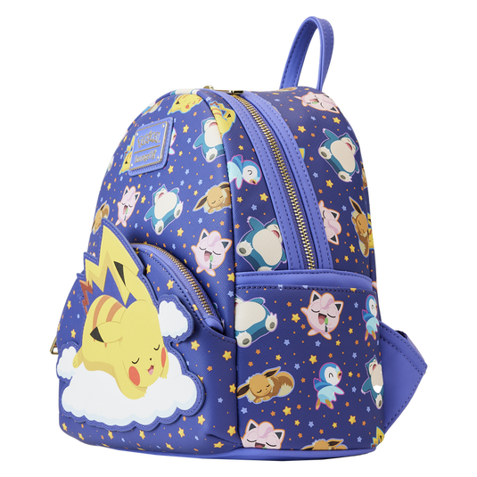 Pokémon - Mini sac à dos Pikachu endormi et ses amis