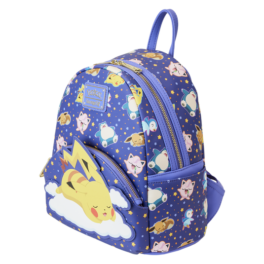 Pokémon - Mini sac à dos Pikachu endormi et ses amis