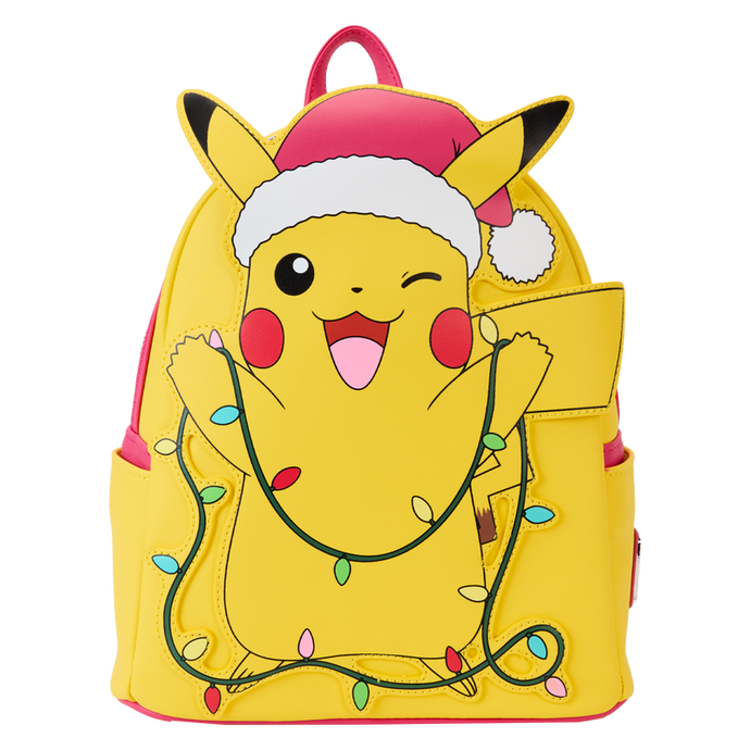 Loungefly Pokémon - Santa Pikachu String Lights Light Up Mini Backpack