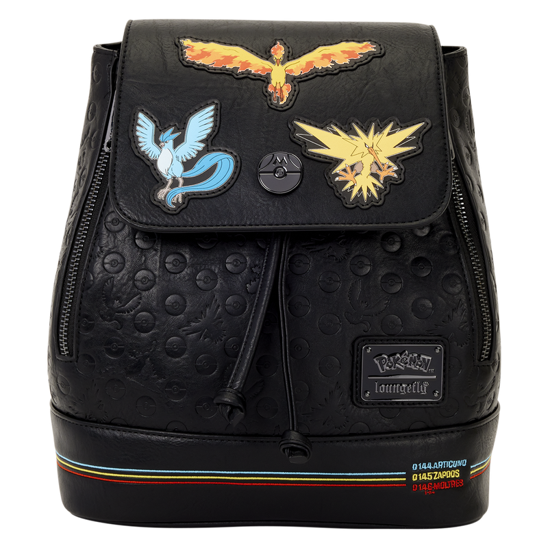 Load image into Gallery viewer, Loungefly Pokémon - Pokémon Legendary Birds and Beasts Drawstring Mini Backpack
