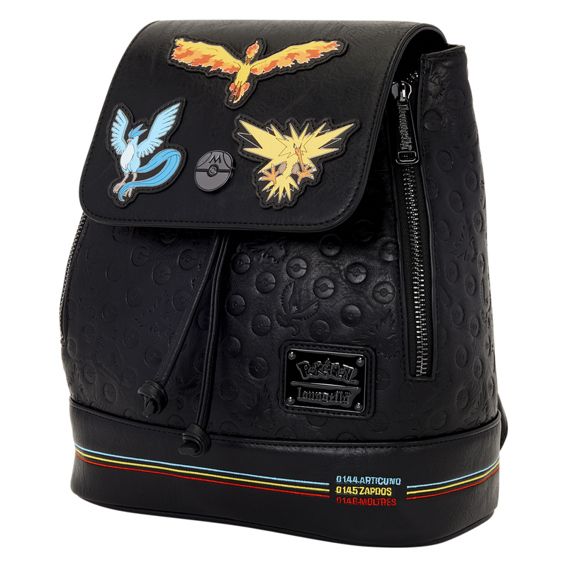 Load image into Gallery viewer, Loungefly Pokémon - Pokémon Legendary Birds and Beasts Drawstring Mini Backpack
