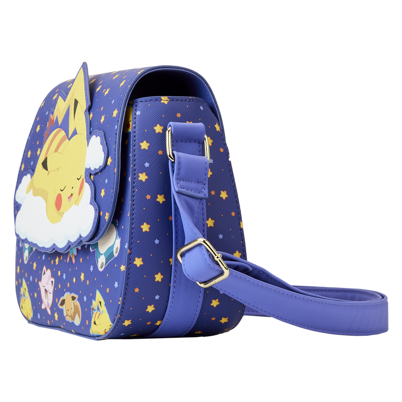 Pokemon - Sleeping Pikachu and Friends Crossbody Purse