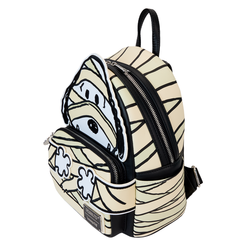 Chargez l&#39;image dans la visionneuse de la galerie, Loungefly Peanuts Snoopy - Mummy Cosplay Glow Mini Backpack
