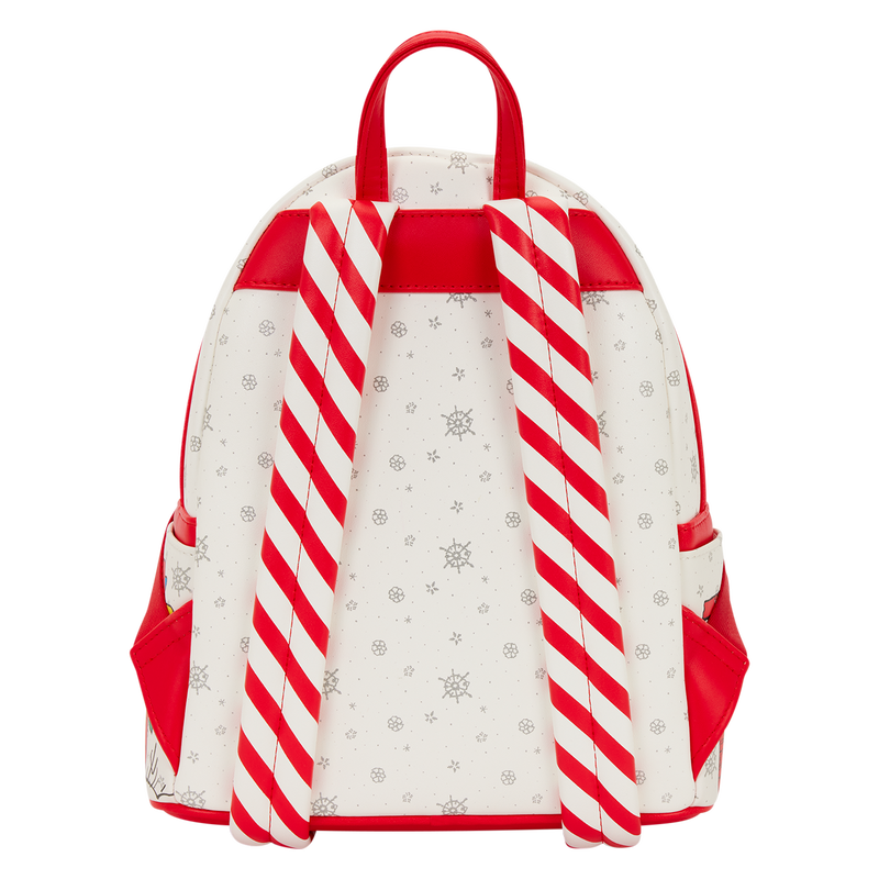 Cargue la imagen en el visor de la galería, Loungefly Peanuts - Snoopy &amp; Woodstock Holiday Plush Wreath Mini Backpack
