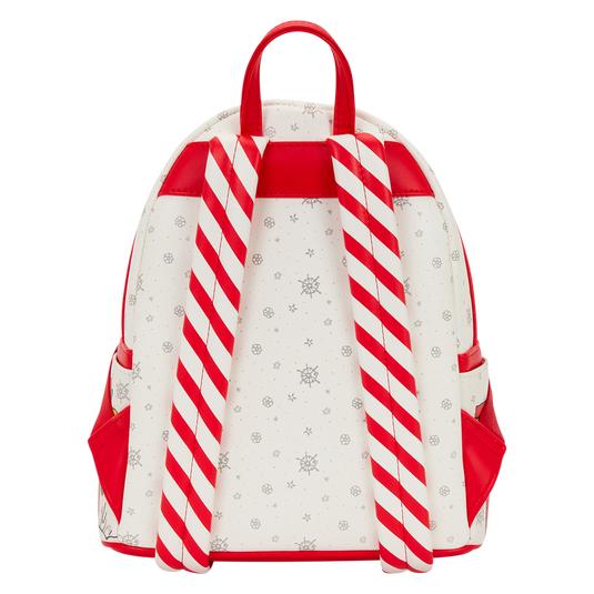 Loungefly Peanuts - Snoopy & Woodstock Holiday Plush Wreath Mini Backpack