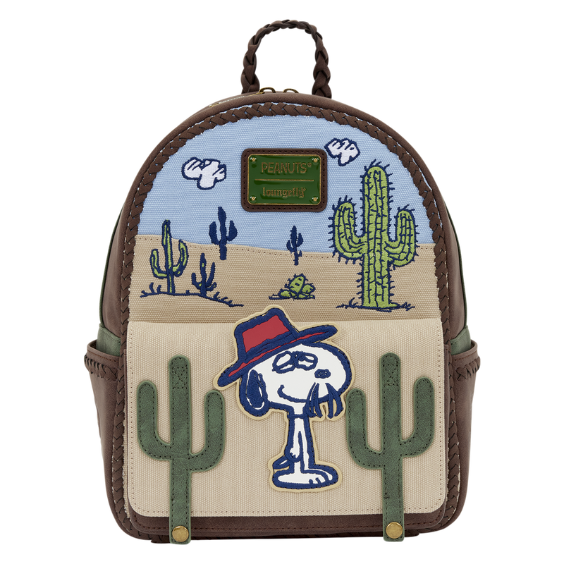 Chargez l'image dans la visionneuse de la galerie, Loungefly Peanuts - Snoopy Spike Desert Mini Backpack
