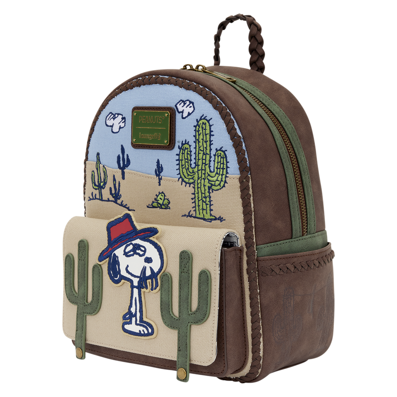 Chargez l'image dans la visionneuse de la galerie, Loungefly Peanuts - Snoopy Spike Desert Mini Backpack
