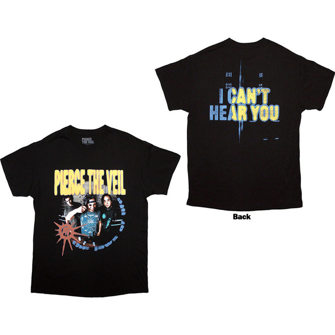 Pierce The Veil - I Can't Hear You Black Unisex T-Shirt