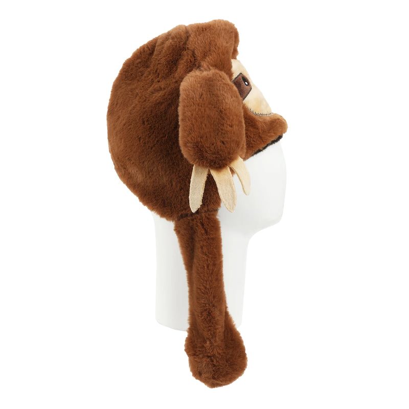 Chargez l'image dans la visionneuse de la galerie, Bioworld Sloth Face - Youth Brown Hat With 3D Moveable Arms
