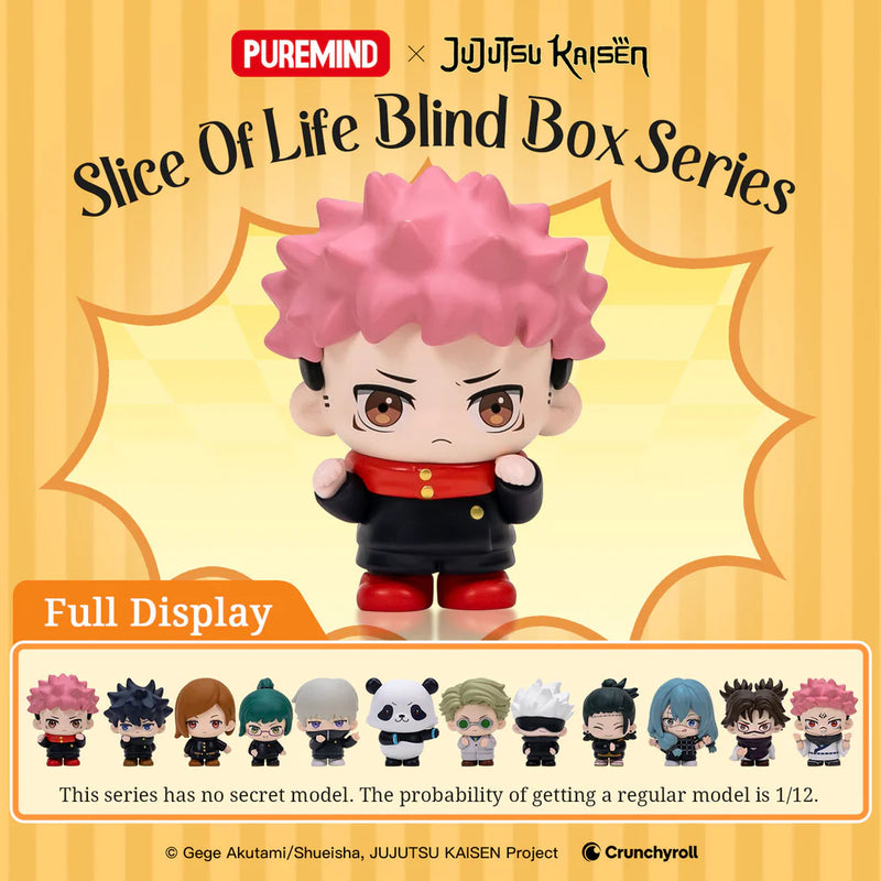 Chargez l'image dans la visionneuse de la galerie, Puremind x Jujutsu Kaisen - Slice of Life Series Vinyl 1pc Mystery Box
