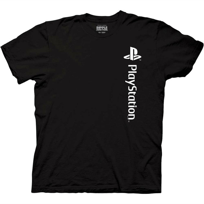 Playstation Vertical Logo Adult T-Shirt