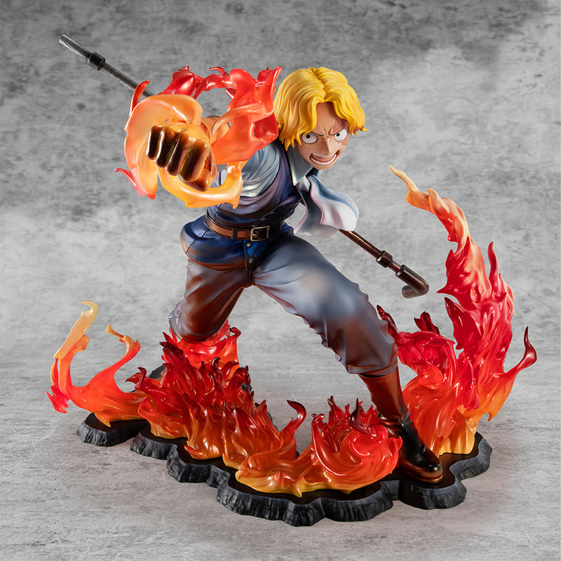 Chargez l&#39;image dans la visionneuse de la galerie, Ultra Tokyo One Piece - Portrait Of Pirates “LIMITED EDITION” Sabo ~Fire fist inheritance~ Figure
