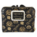 Queen Crest Logo Zip-Around Wallet, Loungefly