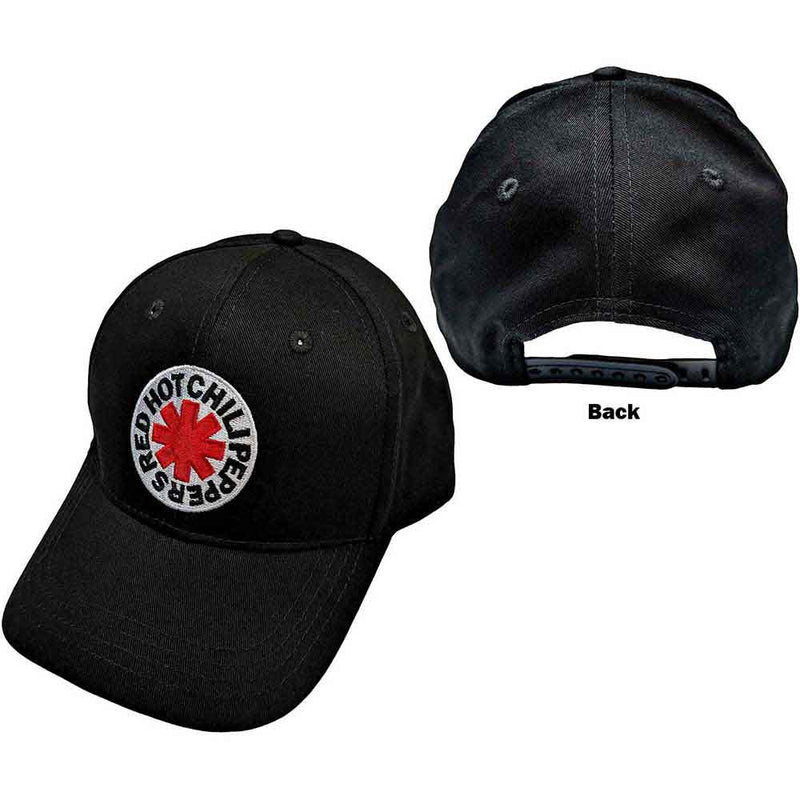 Load image into Gallery viewer, Red Hot Chili Peppers Classic Asterisk Black Baseball Hat
