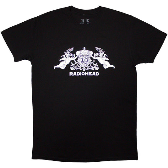 Radiohead - Bearhead Crest Black Unisex T-Shirt