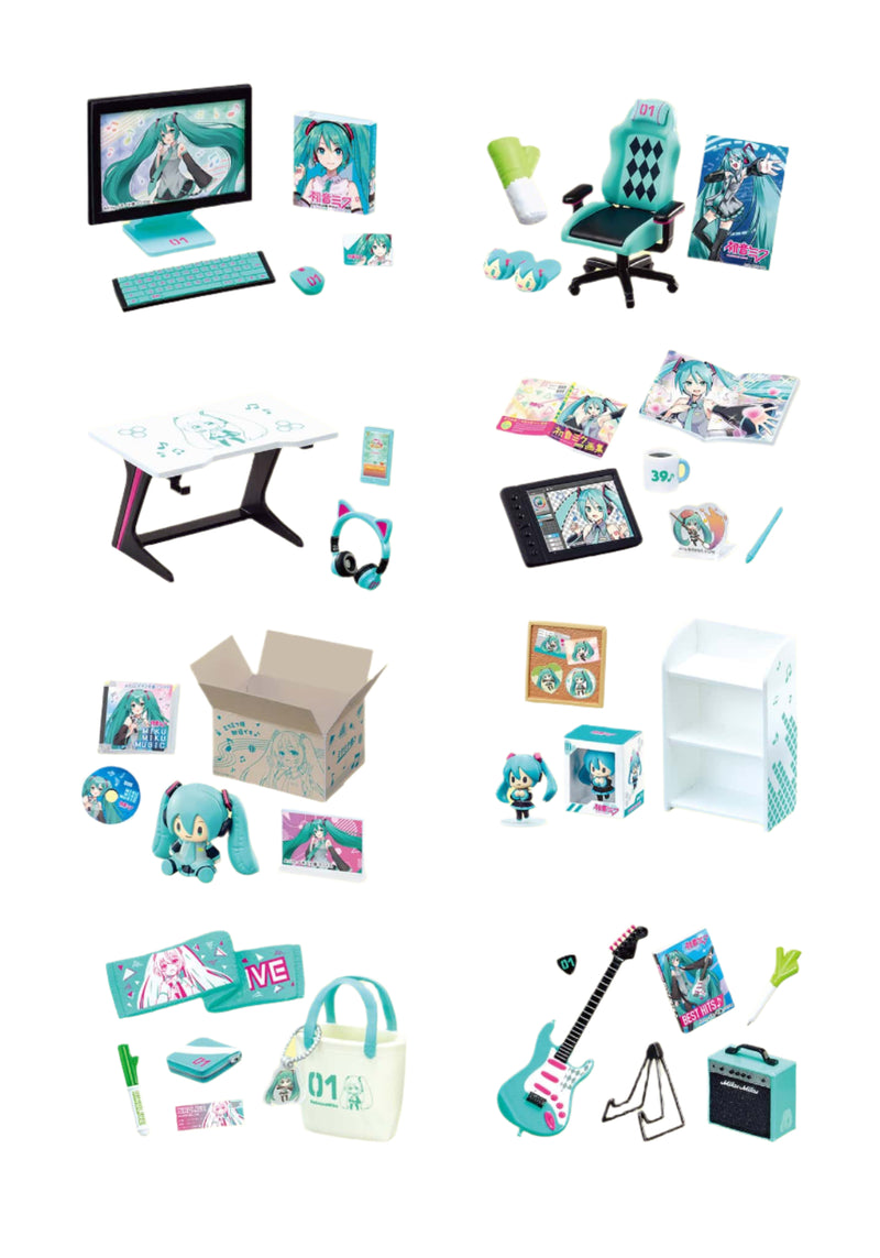 Chargez l&#39;image dans la visionneuse de la galerie, Clever Idiots Inc. Hatsune Miku -  Miku Room Blind Box 1pc Random Mini Figure
