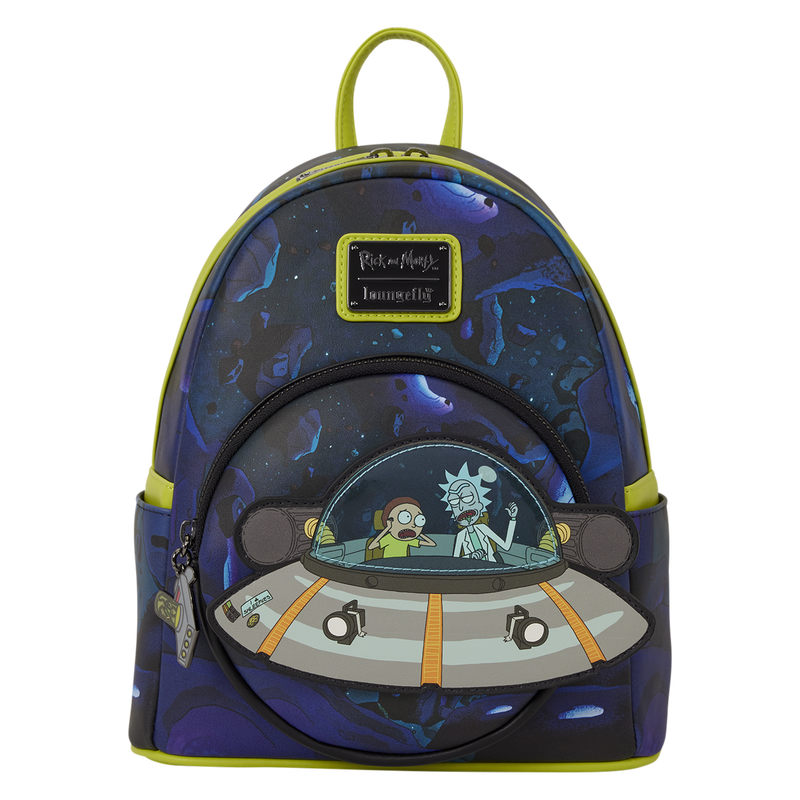Cargue la imagen en el visor de la galería, Loungefly Rick &amp; Morty - Glow In the Dark Mini Backpack
