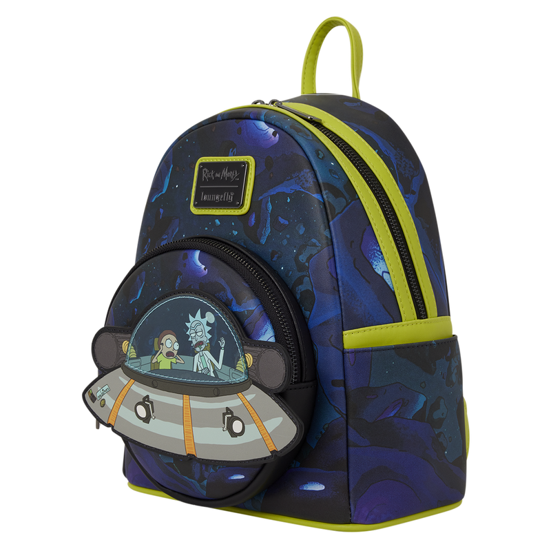 Cargue la imagen en el visor de la galería, Loungefly Rick &amp; Morty - Glow In the Dark Mini Backpack

