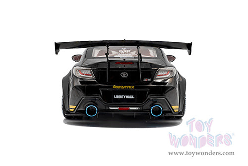 Cargue la imagen en el visor de la galería, Solido 2024 Toyota GR86 Liberty Walk Black &amp; Gold 1:18 Diecast Model Car
