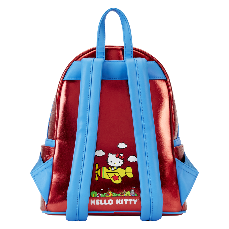 Chargez l&#39;image dans la visionneuse de la galerie, Loungefly Sanrio Hello Kitty 50th Anniversary Coin Bag Metallic Mini Backpack
