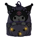 Sanrio Kuromi Pumpkin Light Up Glow Mini Backpack