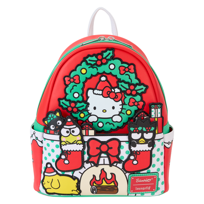 Chargez l&#39;image dans la visionneuse de la galerie, Loungefly Sanrio Hello Kitty - Christmas Stocking Gifts Mini Backpack
