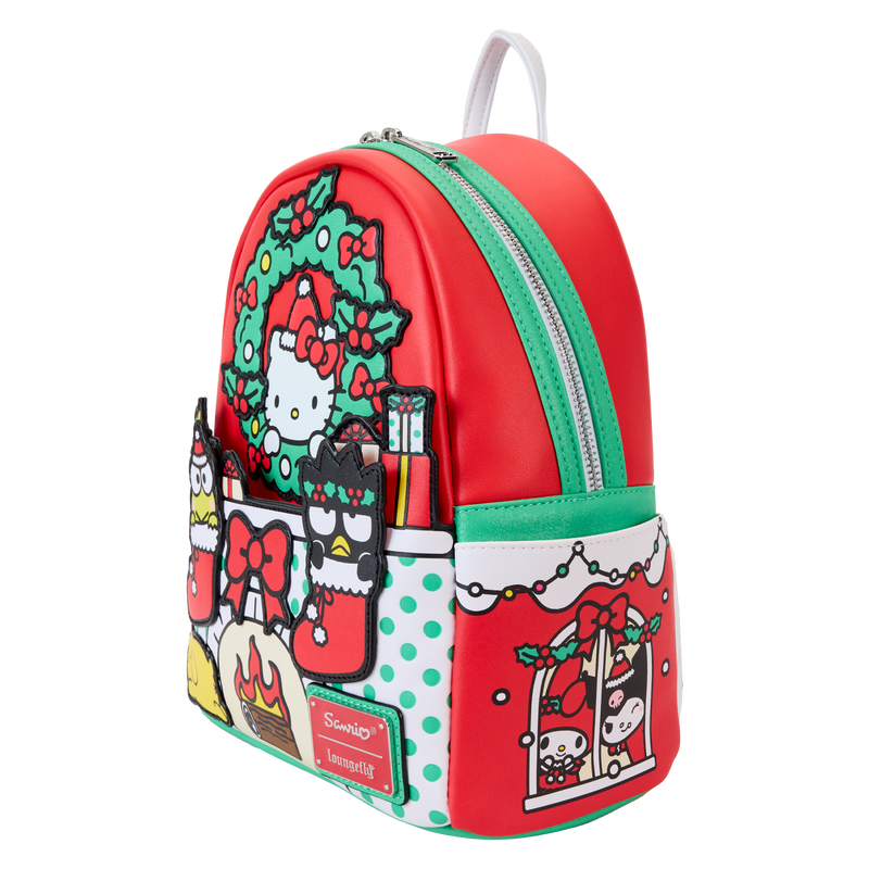 Chargez l&#39;image dans la visionneuse de la galerie, Loungefly Sanrio Hello Kitty - Christmas Stocking Gifts Mini Backpack
