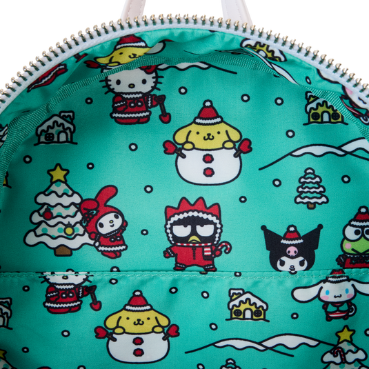 green hello kitty backpack Sanrio Winter Wonderland Mini-Backpack