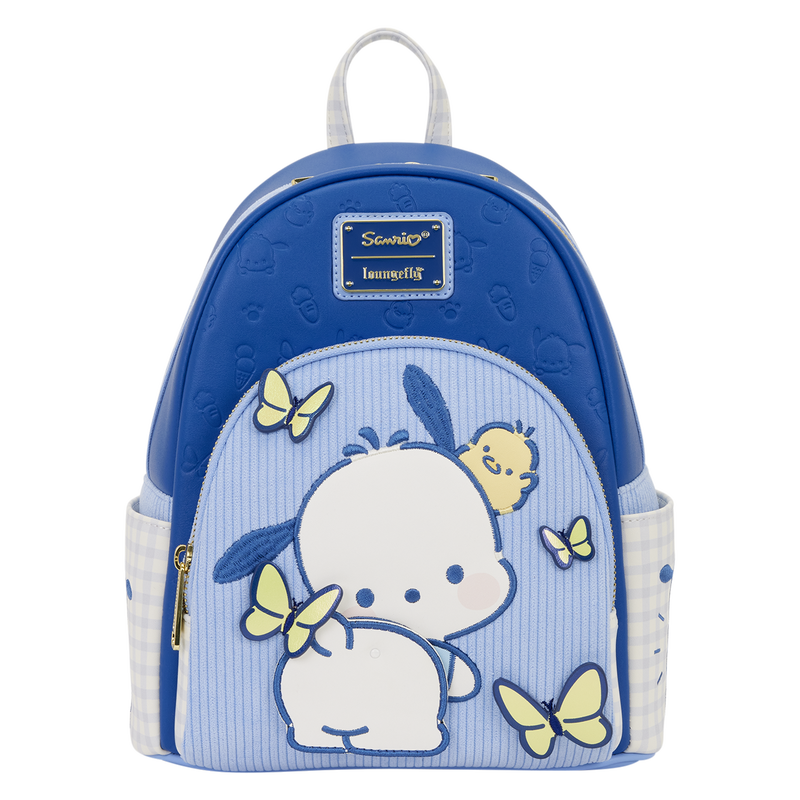 Load image into Gallery viewer, Loungefly Sanrio - Pochacco Gingham Mini Backpack
