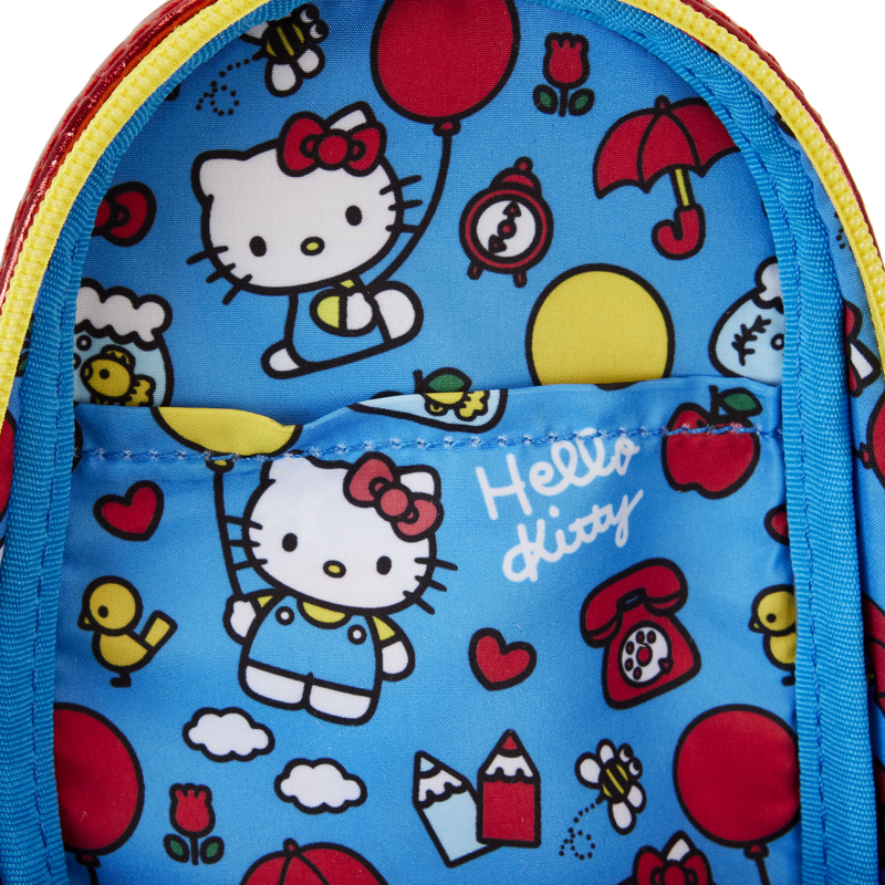 Sanrio: Hello Kitty - 50th Anniversary Coin Bag Metallic Stationery Mini Backpack Pencil Case