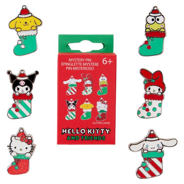 Sanrio - Hello Kitty & Friends Holiday Stocking Blind Box Pin