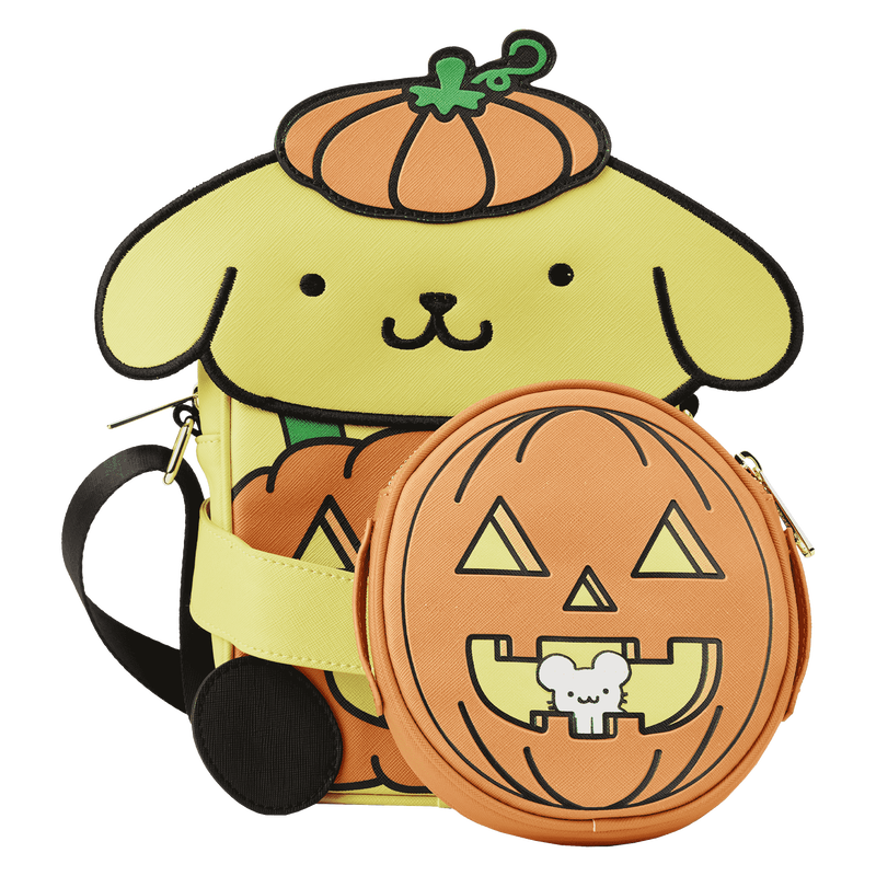 Load image into Gallery viewer, Loungefly Sanrio - Pompompurin Halloween Crossbuddies Crossbody Bag
