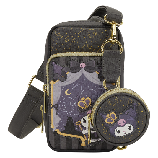 Loungefly - Sanrio Kuromi Cell Phone Crossbody Bag