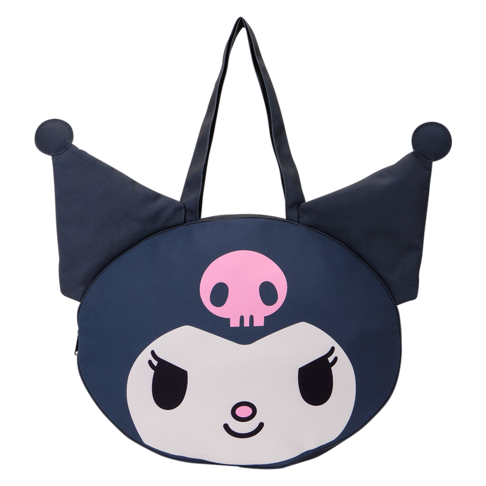 Loungefly Sanrio - Kuromi  Cosplay Canvas Oversized Crossbody Tote Bag