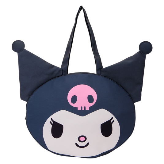 Loungefly Sanrio - Kuromi  Cosplay Canvas Oversized Crossbody Tote Bag