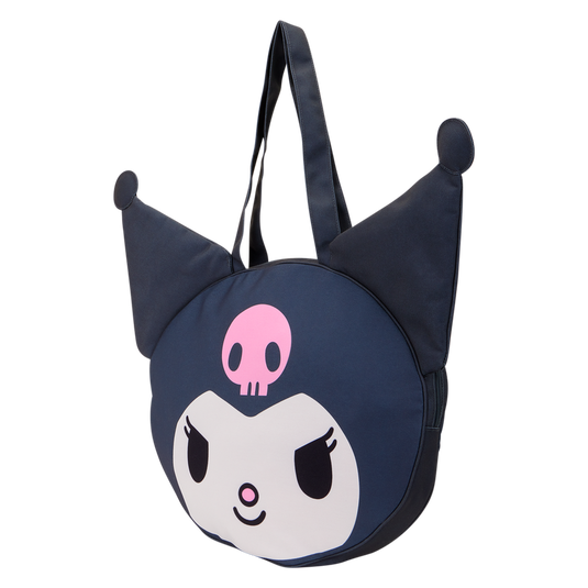 Loungefly Sanrio - Kuromi  Cosplay Canvas Oversized Crossbody Tote Bag