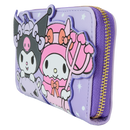 Sanrio Kuromi & My Melody Glow Zip Around Wallet