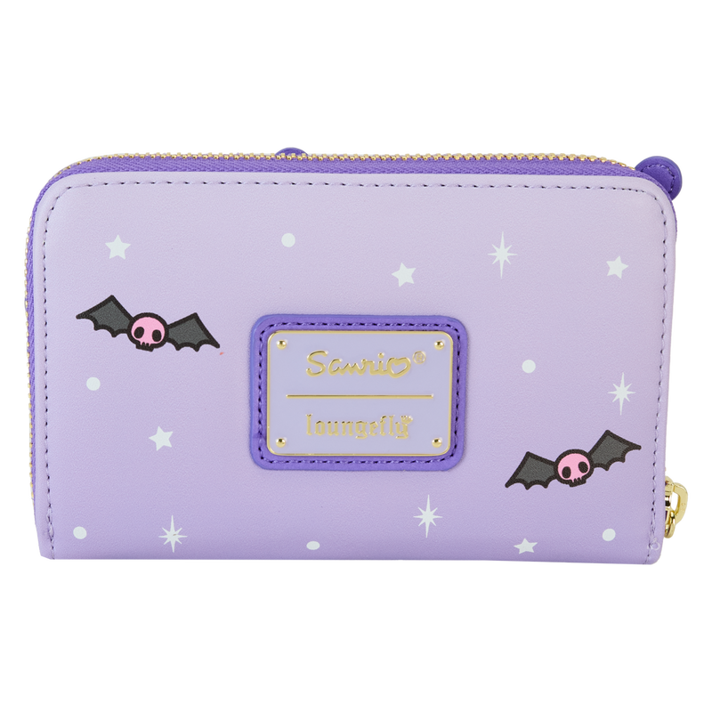 Chargez l&#39;image dans la visionneuse de la galerie, Loungefly Sanrio Kuromi &amp; My Melody Glow Zip Around Wallet
