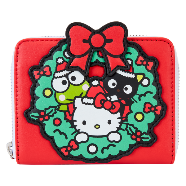 Sanrio: Hello Kitty & Friends - Holiday Wreath Zip Around Wallet